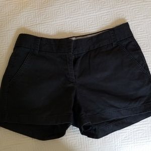 J crew navy chino shorts